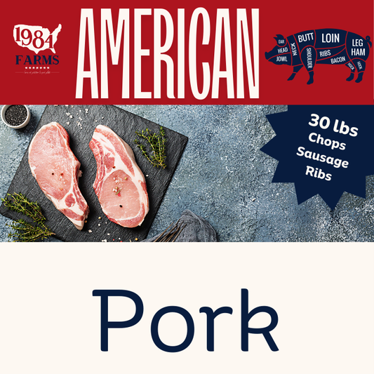 DEPOSIT American Pork Bundle - 30 lbs of Pastured Pork
