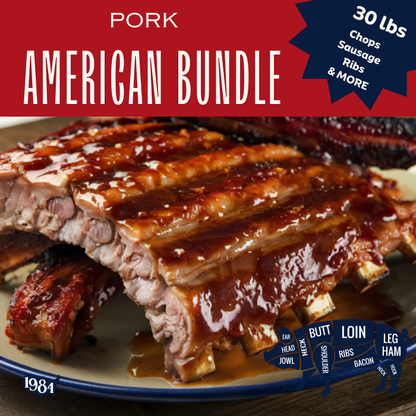 30 lb Pastured Pork Bundle | Corn & Soy-Free