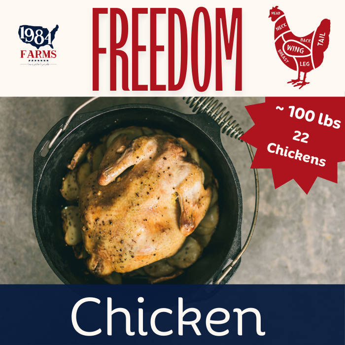 Freedom Chicken Bundle (22 Birds, Approx. 100 lbs) – 1984 Farms